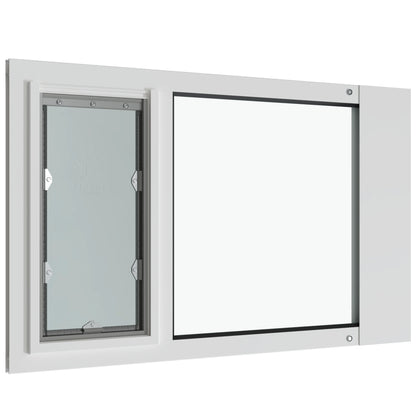 Liberty Pet Door for White Sash Windows