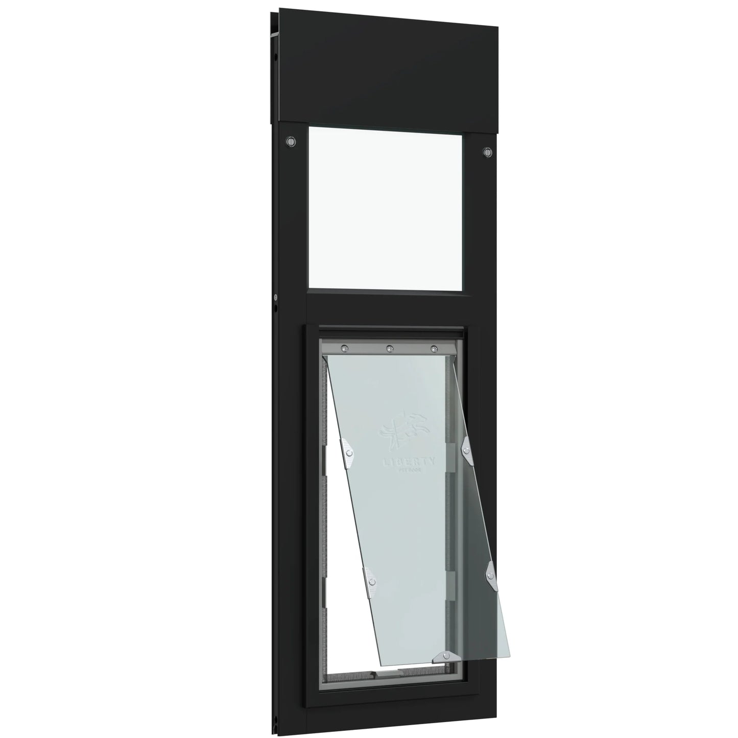 Liberty Pet Door for Black Horizontal Sliding Windows