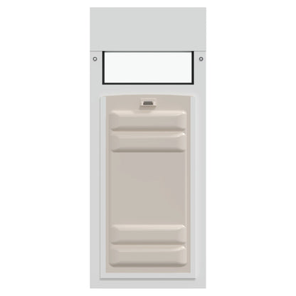 Liberty Pet Door for White Horizontal Sliding Windows