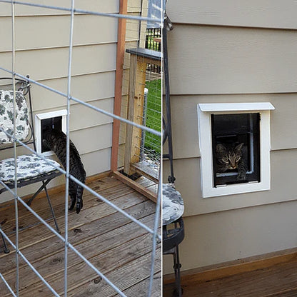 Hale Pet Doors for Thick Walls With Extra Long Tunnel