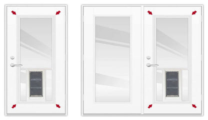 Utah Pet Access French Door Glass Insert