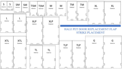 Hale Pet Door Replacement Flaps